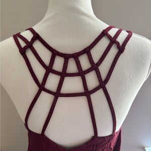 Roxy Burgundy Mini Dress xs